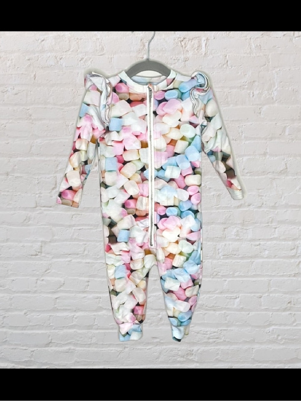 Romey Loves Lulu Marshmallow Ruffle Romper